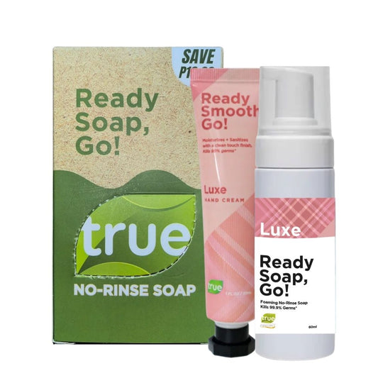 GIFT BUNDLE - LUXE NO RINSE SOAP AND HAND CREAM PAIR