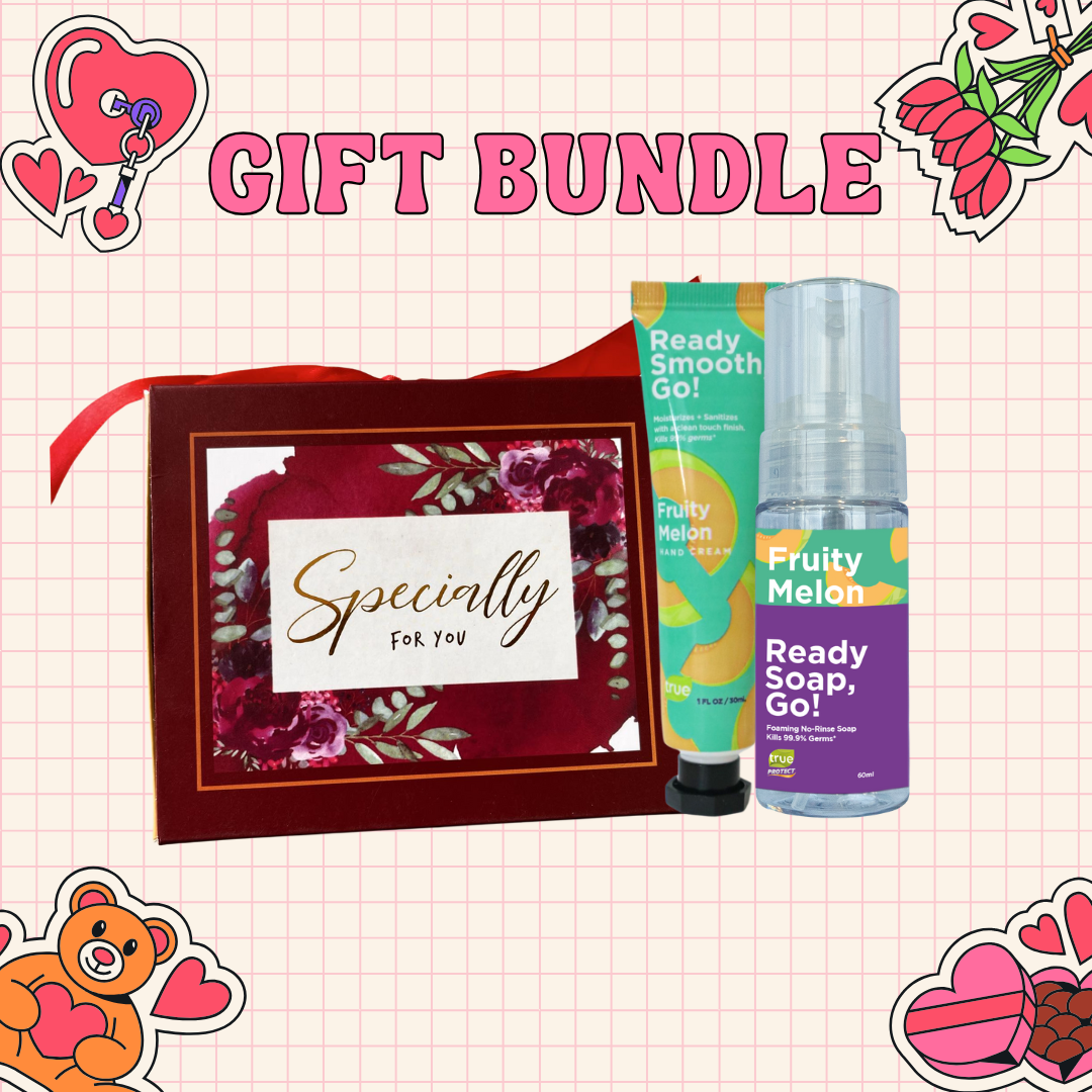 MOTHER'S DAY GIFT - FRUITY MELON NO RINSE SOAP AND HAND CREAM PAIR