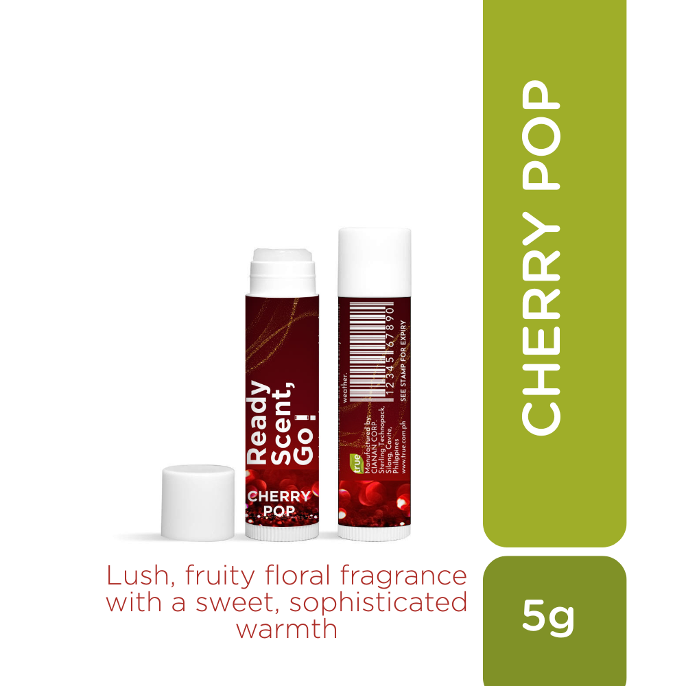 Ready Scent, Go! Solid Perfume - Cherry Pop - For Women