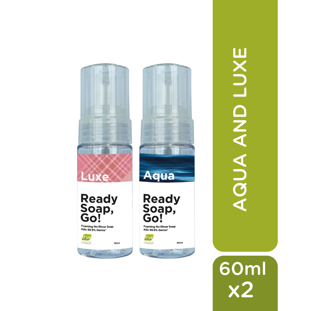 Ready Soap Go Bundle 60ml - AQUA AND LUXE