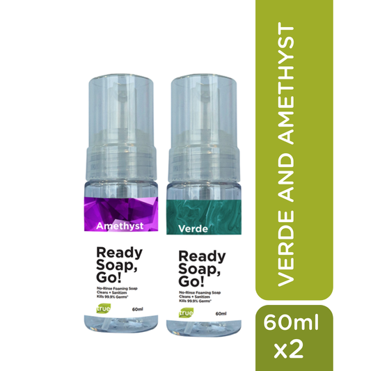 Ready Soap Go Bundle 60ml - VERDE AND AMETHYST